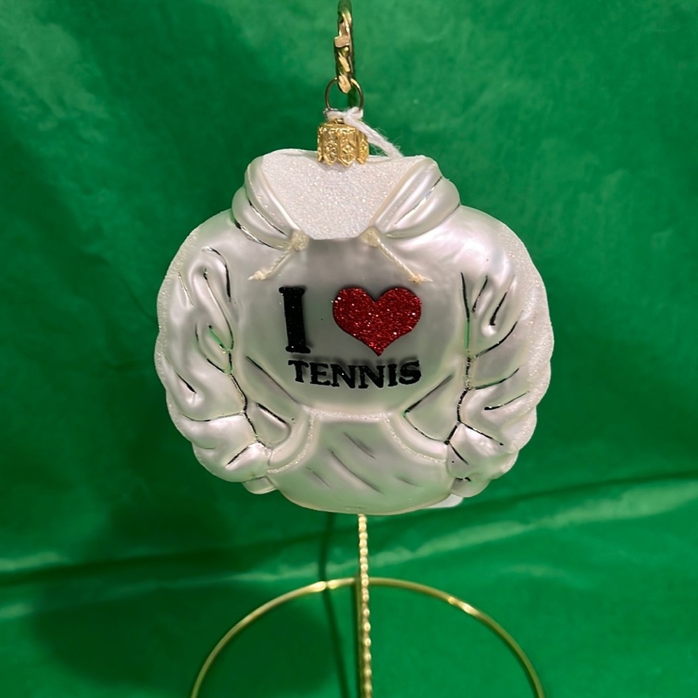 Handmade glass blown ornament